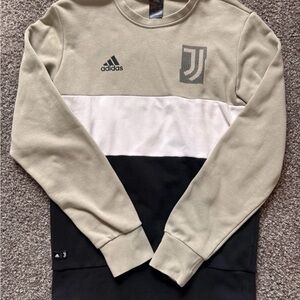 Adidas Juventus Color Block Crew Sweatshirt  (Size: M, Green, White, Black)